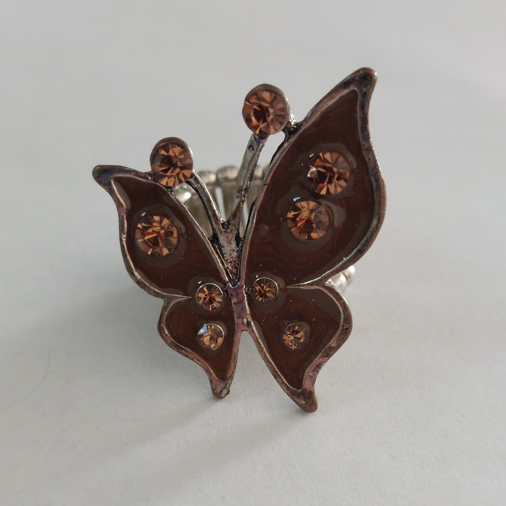 Paparazzi Ring Silver/Brown